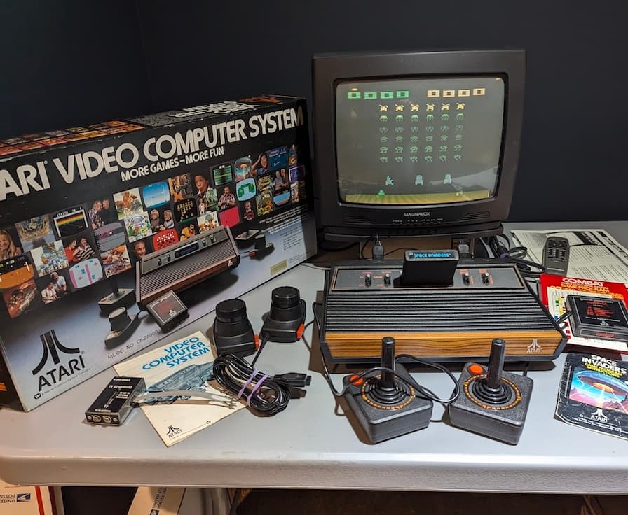 Atari 2600 Retro Gaming Kit - Complete with CRT hero image