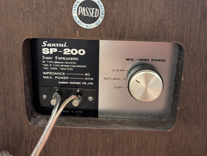 1960's Hi-Fi Stack: Sansui 2000 Receiver, Speakers & Dual 1019 Turntable gallery image 6